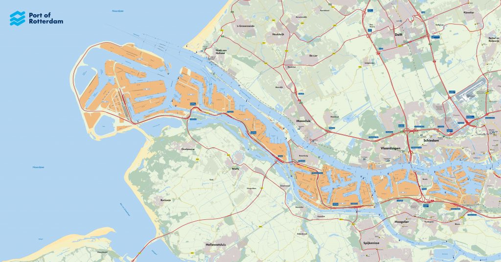Rotterdam port location